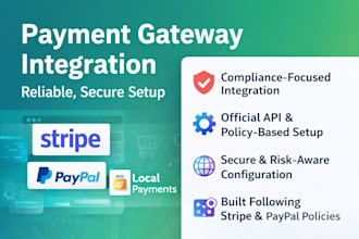 integrate payment gateways for ecommerce websites