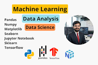 build machine learning project for nlp, computer vision, python, data science
