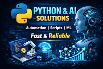 build python scripts and automation solutions for you