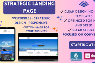 strategic wordpress landing pages focused on conversion