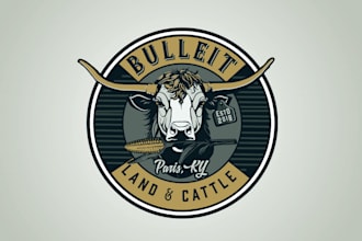 design custom western cattle brand farm or ranch logo
