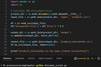 automate excel, CSV, and spreadsheet tasks using python