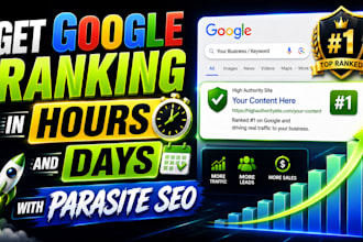 do parasite SEO to rank keywords on google quickly
