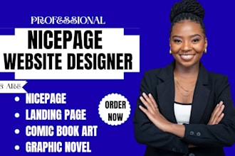 design stunning nice page website design landing page redesign nice page website