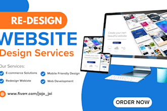 professionally redesign and develop your wordpress site