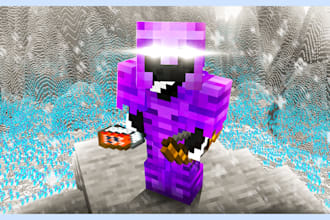 make a minecraft smp thumbnail