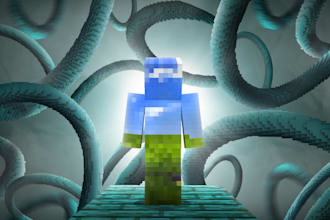 make a minecraft smp thumbnail