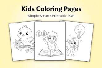 create printable coloring pages for kids