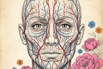 create scientific illustration, graphic abstract, journal or scientific figures