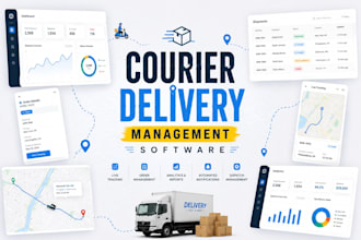 develop courier delivery management software and tracking app