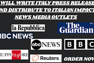 write and distribute italy press release to top italian media outlet