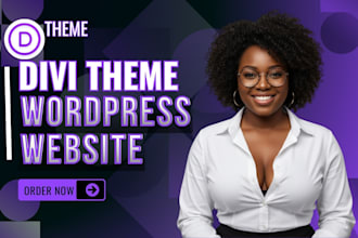 design or develop divi website using divi theme or divi 5