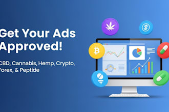 approve peptide ads cbd, marijuana,kratom, mushroom, meta ads google