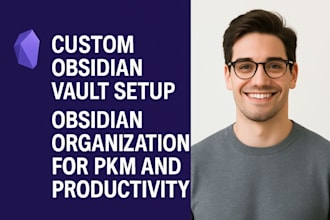 do custom obsidian vault setup, obsidian organization for pkm and productivity