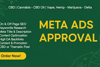 approve peptide ads cbd, supplement, marijuana,kratom, mushroom, meta ads google