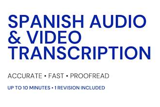 spanish audio and video transcription accurate and reliable