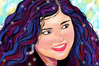 create custom digital sketches and illustrations