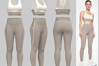 design luxury sportswear, streetwear, fitness apparel and tech pack
