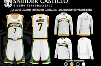 design custom soccer basketball and volleyball uniforms ready for printing