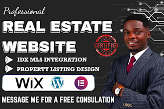 real estate website development idx mls integration property listing design