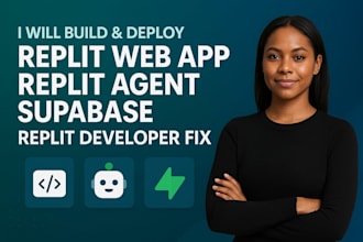 build deploy replit web app replit agent supabase, replit developer fix replit