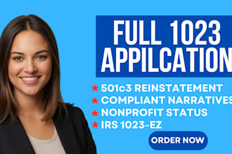 prepare your irs 1023 ez or full 1023 application for fast 501c3 approval