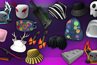 create high quality roblox ugc wearable accessories