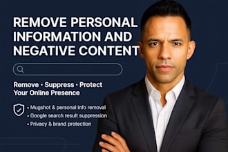 erase, remove negative personal information on google search, digital footprint