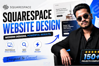 design a squarespace website for your service business