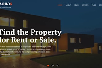 design squarespace real estate agent website property listing  rental broker web