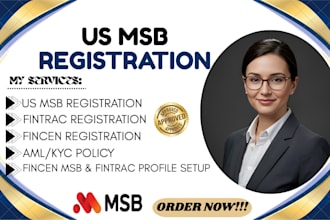 do US, canada msb license registration with fincen department