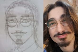 draw a custom portrait or stylized illustration