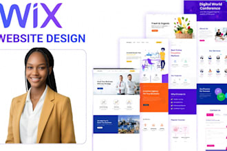 design a modern wix website or redesign your wix website