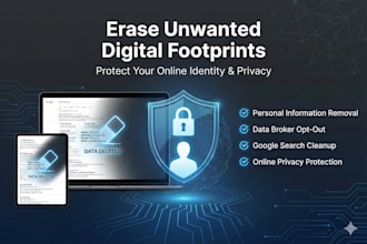 erase unwanted digital footprints and protect your online identity