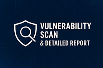 scan your website for vulnerabilities and open ports