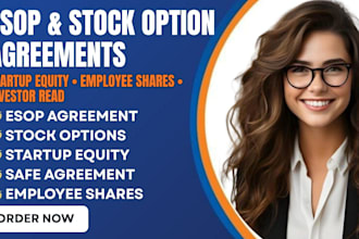 draft esop stock option agreement startup equity employee equity docs