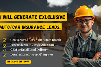 generate auto insurance leads car insurance auto finance leads auto repair leads