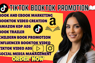 rank amazon kdp book promotion children book promotion influencer booktok video