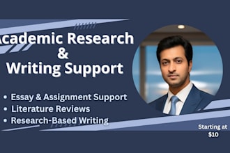 do academic research writing with proper referencing