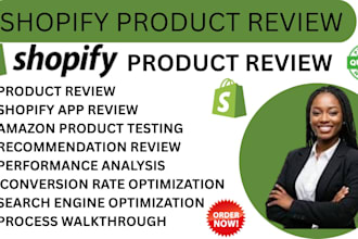 do a shopify app review, product review app installation audit