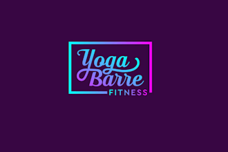 design unique yoga barre studio logo