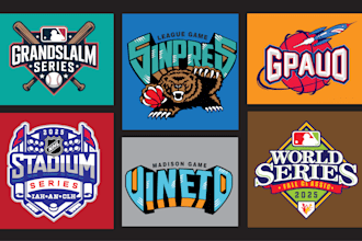 design or redesign custom nba, mlb, NFL, and parody logo with your name or brand