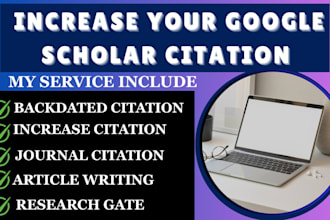 increase google scholar citation, backdated citation h index using researchgate