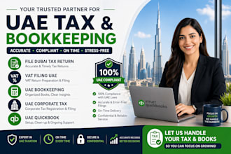 file dubai tax return vat filing uae bookkeeping uae corporate tax uae quickbook