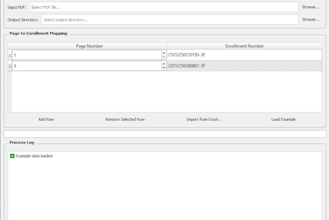 do PDF splitting by name, page wise