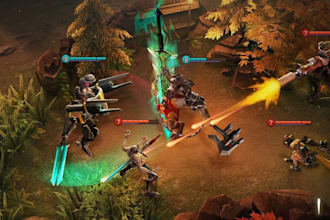 create mmorpg, moba, rpg, and open world games professionally