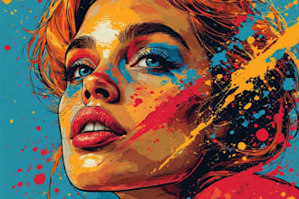 draw your photo to an amazing vector pop art wpap