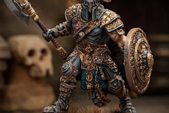 professionally paint your warhammer, dnd, tabletop, and custom models