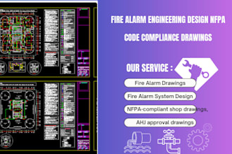 fire alarm system design riser diagram load calculation nfpa
