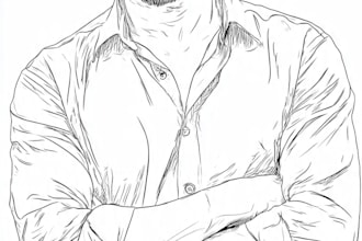 draw any vector line art, one line art, illustrations